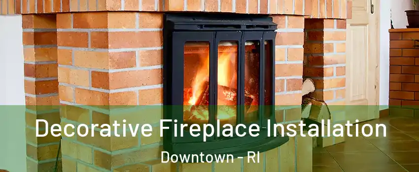 Decorative Fireplace Installation Downtown - RI