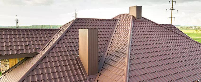 Residential Chimney Flashing Restoration in Wayland, RI