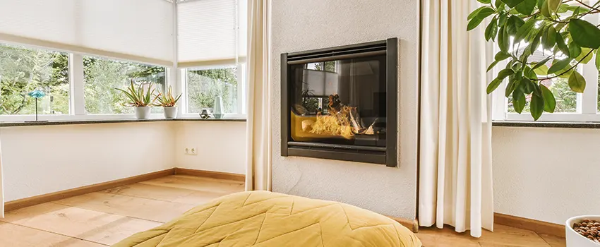 Residential Fireplace Ceramic Glass Installation in Wayland, RI