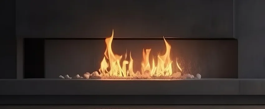 B-Vent Gas Fireplace Installation in Wayland, RI