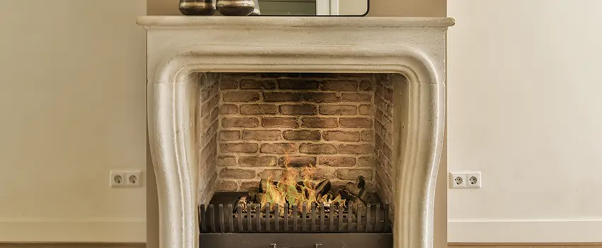 Vintage-style Fireplace Redesign in Wayland, Rhode Island