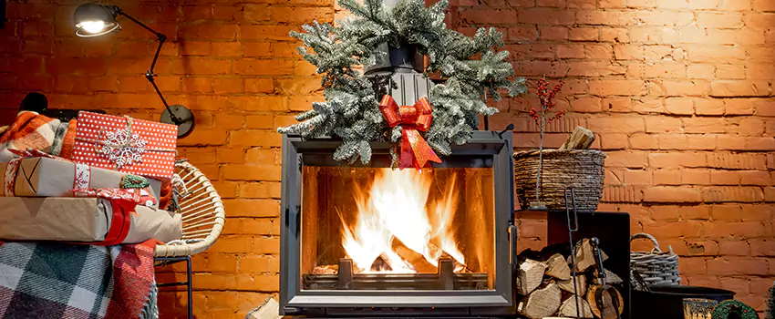Travis Industries Linear Gas Fireplace Installation in Wayland, Rhode Island