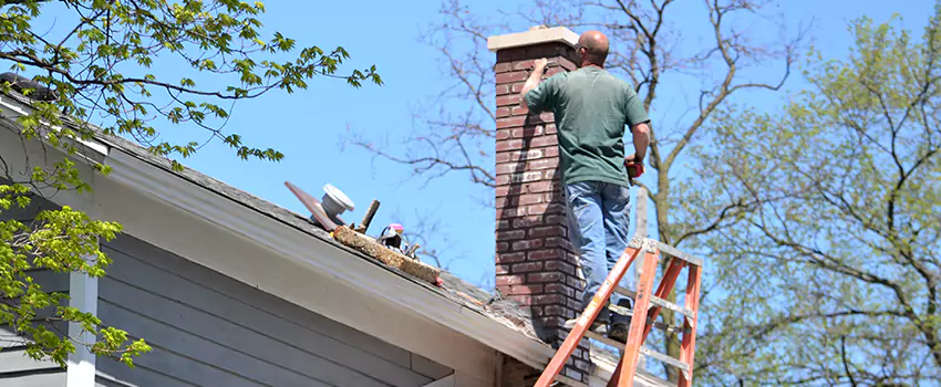 Vinyl and PVC Chimney Flashing Installation in Wayland, RI