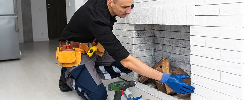Fireplace Damaged Damper Frame Repair Services in Wayland, Rhode Island