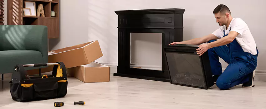 Old Rusted Metal Fireplace Repair And Replacement in Wayland, RI